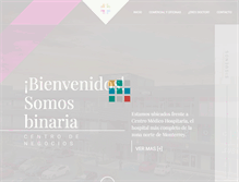 Tablet Screenshot of binaria.mx