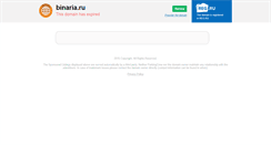 Desktop Screenshot of binaria.ru